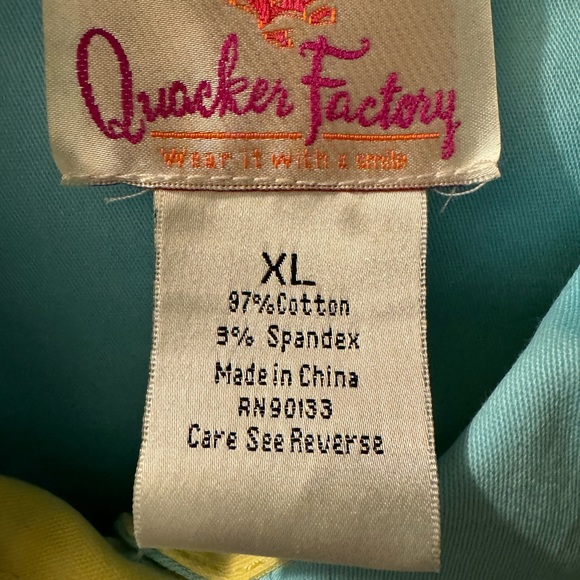 Quacker Factory Womens Jean Jacket Embellishments Jewels Frayed Hem size XL Blue - Picture 4 of 9